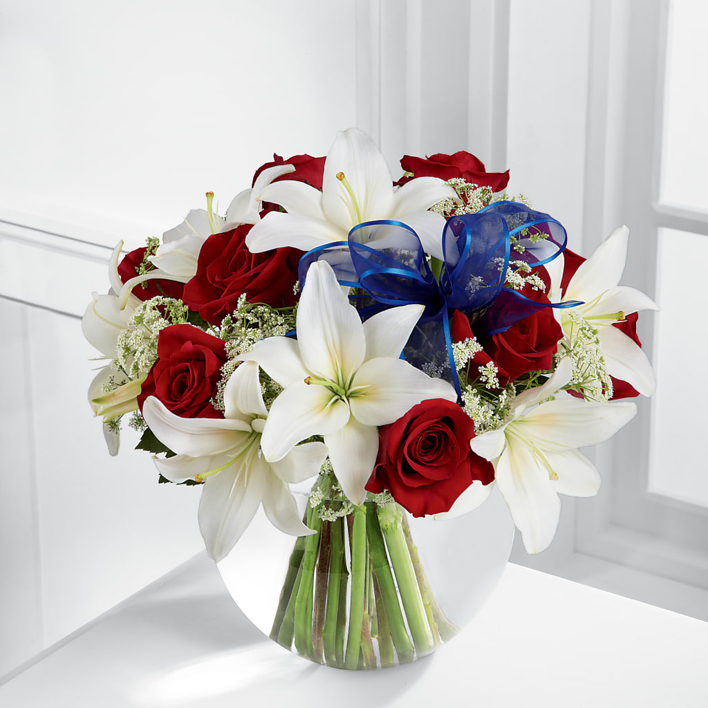 Independence Bouquet – PETALS & HEARTS FLOWER SHOP, Monterey Park CA