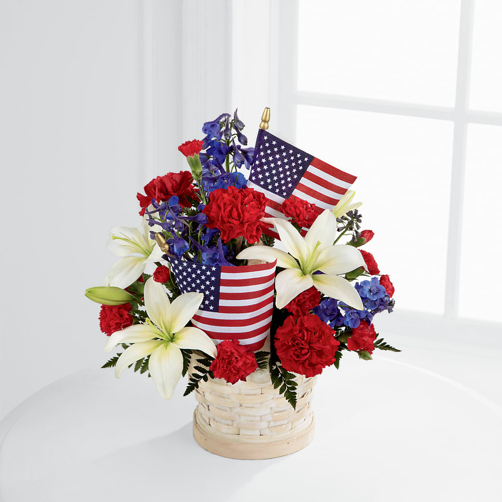 American Glory Bouquet – PETALS & HEARTS FLOWER SHOP, Monterey Park CA