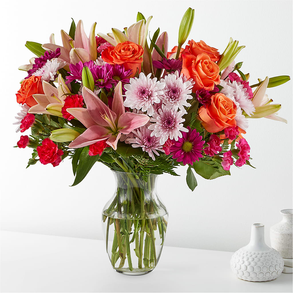 Light of My Life Bouquet – PETALS & HEARTS FLOWER SHOP, Monterey Park CA