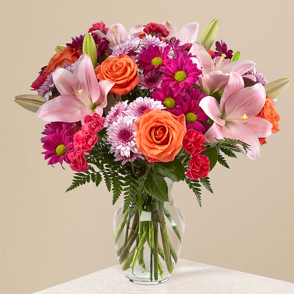 Light of My Life Bouquet – PETALS & HEARTS FLOWER SHOP, Monterey Park CA