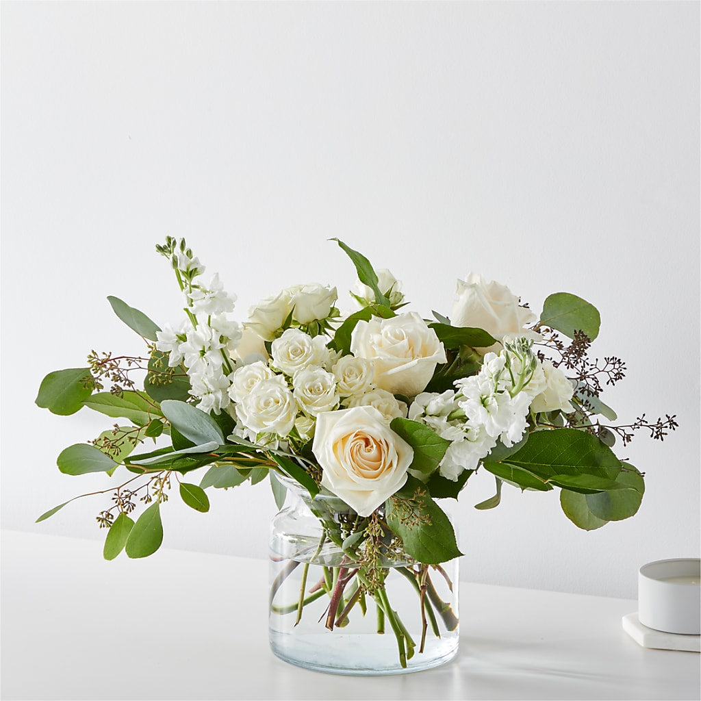 Fresh Linen Bouquet – PETALS & HEARTS FLOWER SHOP, Monterey Park CA