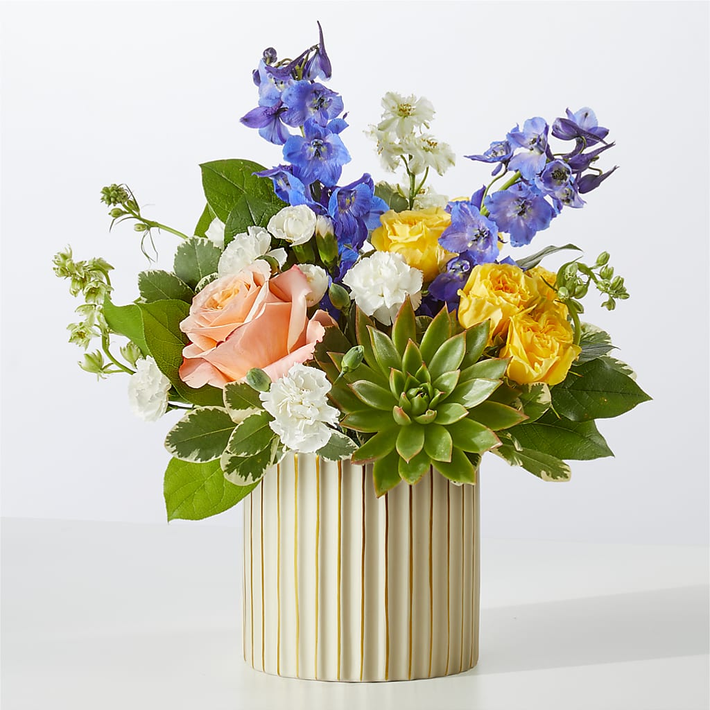 Cobalt Reverie Bouquet – PETALS & HEARTS FLOWER SHOP, Monterey Park CA
