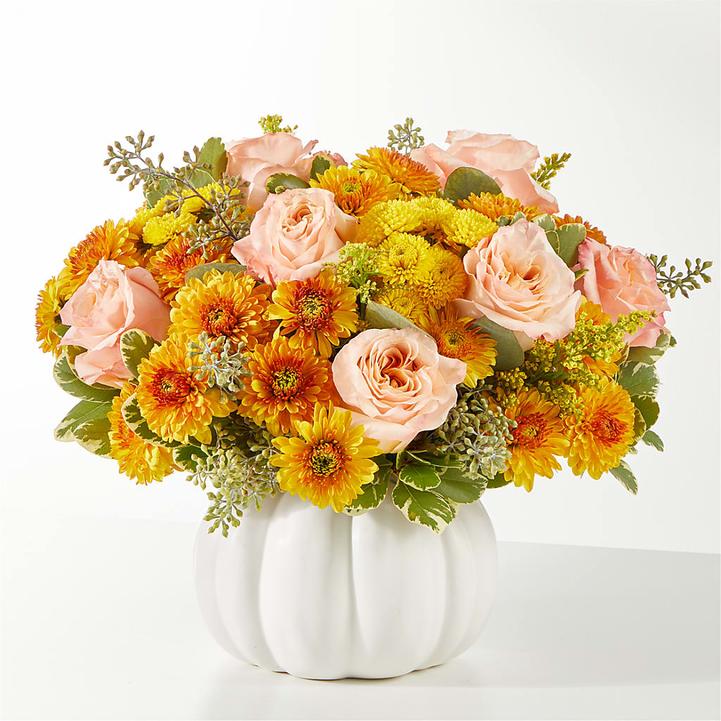 Peachy Pumpkin – PETALS & HEARTS FLOWER SHOP, Monterey Park CA