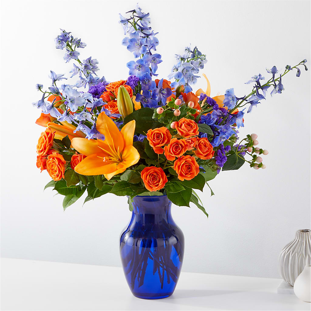 Radiant Citrus Bouquet – PETALS & HEARTS FLOWER SHOP, Monterey Park CA