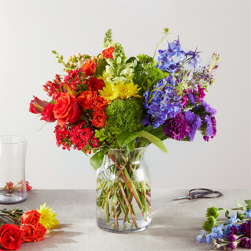 Summer Spectra - A Florist Original – PETALS & HEARTS FLOWER SHOP, Monterey Park CA