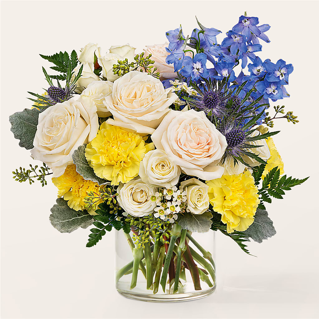 Lemon Sorbet Bouquet – PETALS & HEARTS FLOWER SHOP, Monterey Park CA