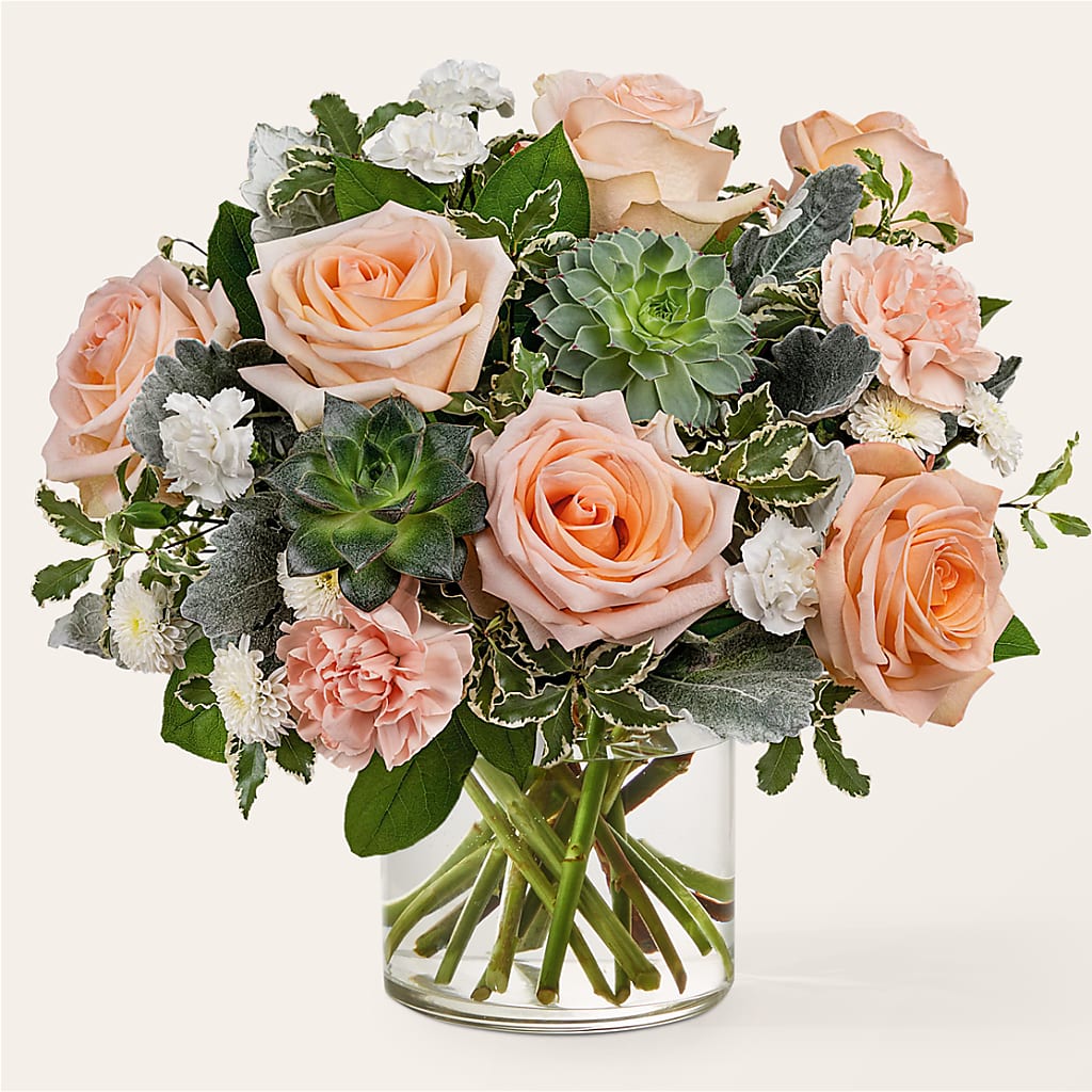 Sweet Tea Bouquet – PETALS & HEARTS FLOWER SHOP, Monterey Park CA
