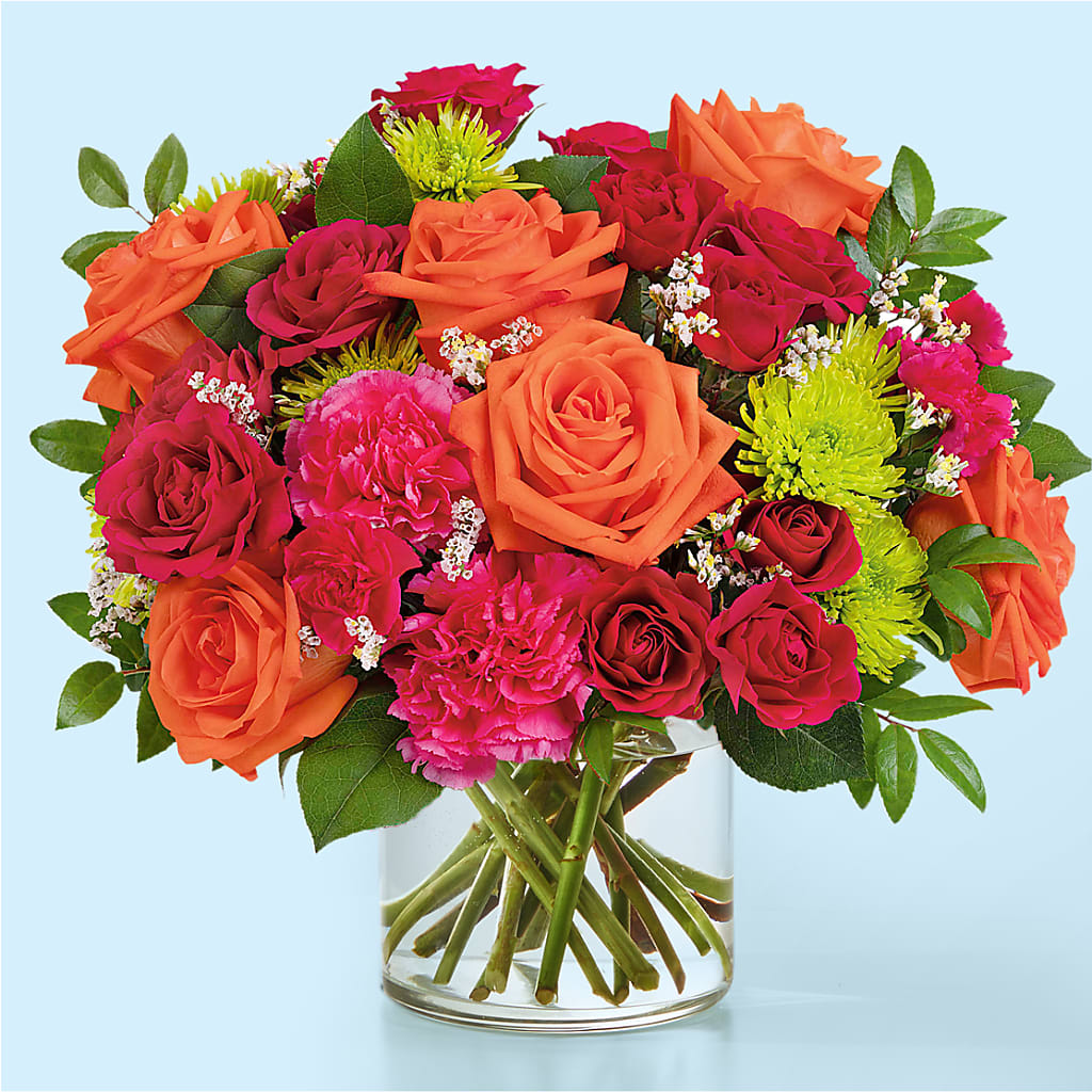 Colorful Carnival Bouquet – PETALS & HEARTS FLOWER SHOP, Monterey Park CA