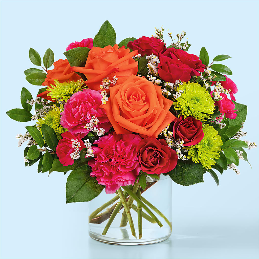 Colorful Carnival Bouquet – PETALS & HEARTS FLOWER SHOP, Monterey Park CA