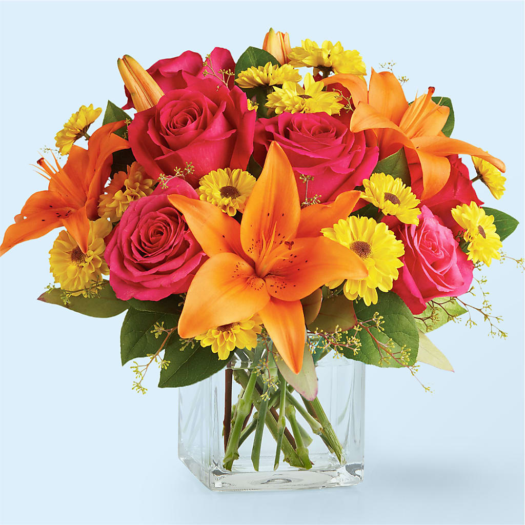 Neon Lights Bouquet – PETALS & HEARTS FLOWER SHOP, Monterey Park CA