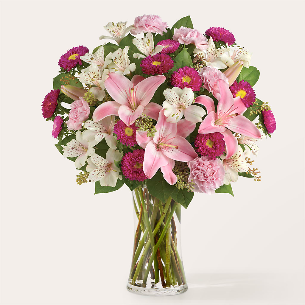 Feeling Fuchsia Bouquet – PETALS & HEARTS FLOWER SHOP, Monterey Park CA