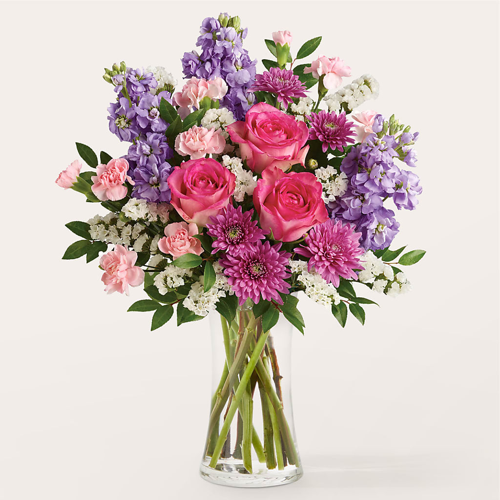 Slumber Party Bouquet – PETALS & HEARTS FLOWER SHOP, Monterey Park CA