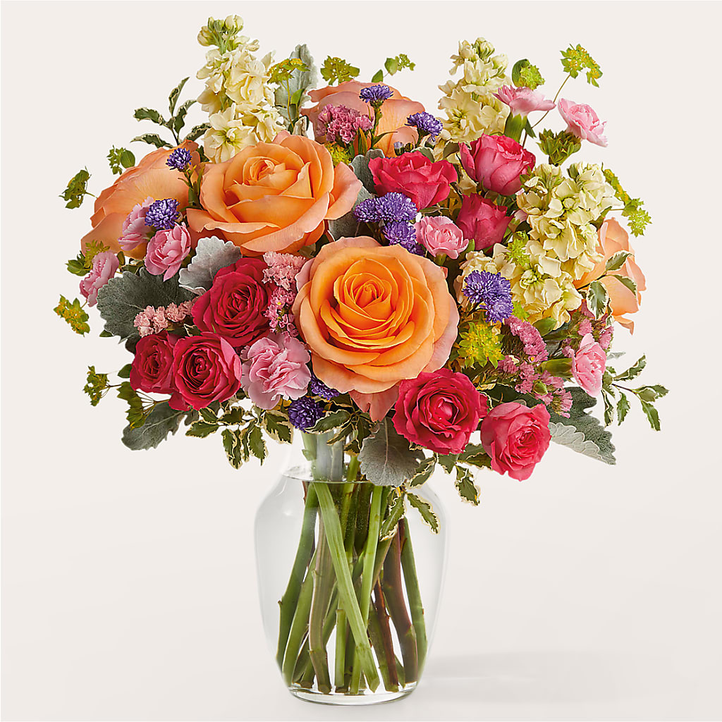 Tangerine Tango Bouquet – PETALS & HEARTS FLOWER SHOP, Monterey Park CA