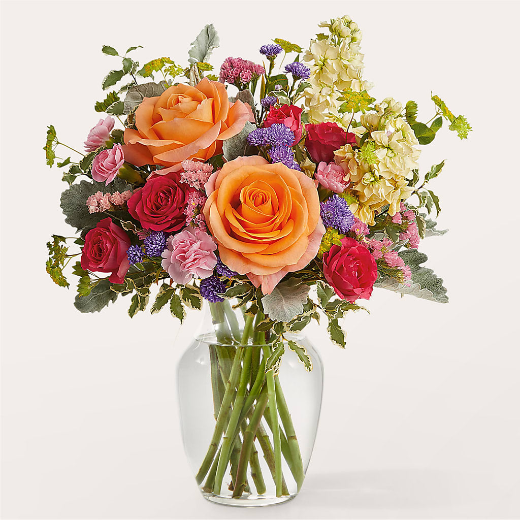 Tangerine Tango Bouquet – PETALS & HEARTS FLOWER SHOP, Monterey Park CA