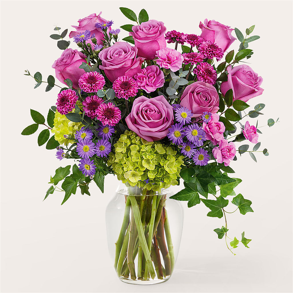 Whispering Garden Bouquet – PETALS & HEARTS FLOWER SHOP, Monterey Park CA