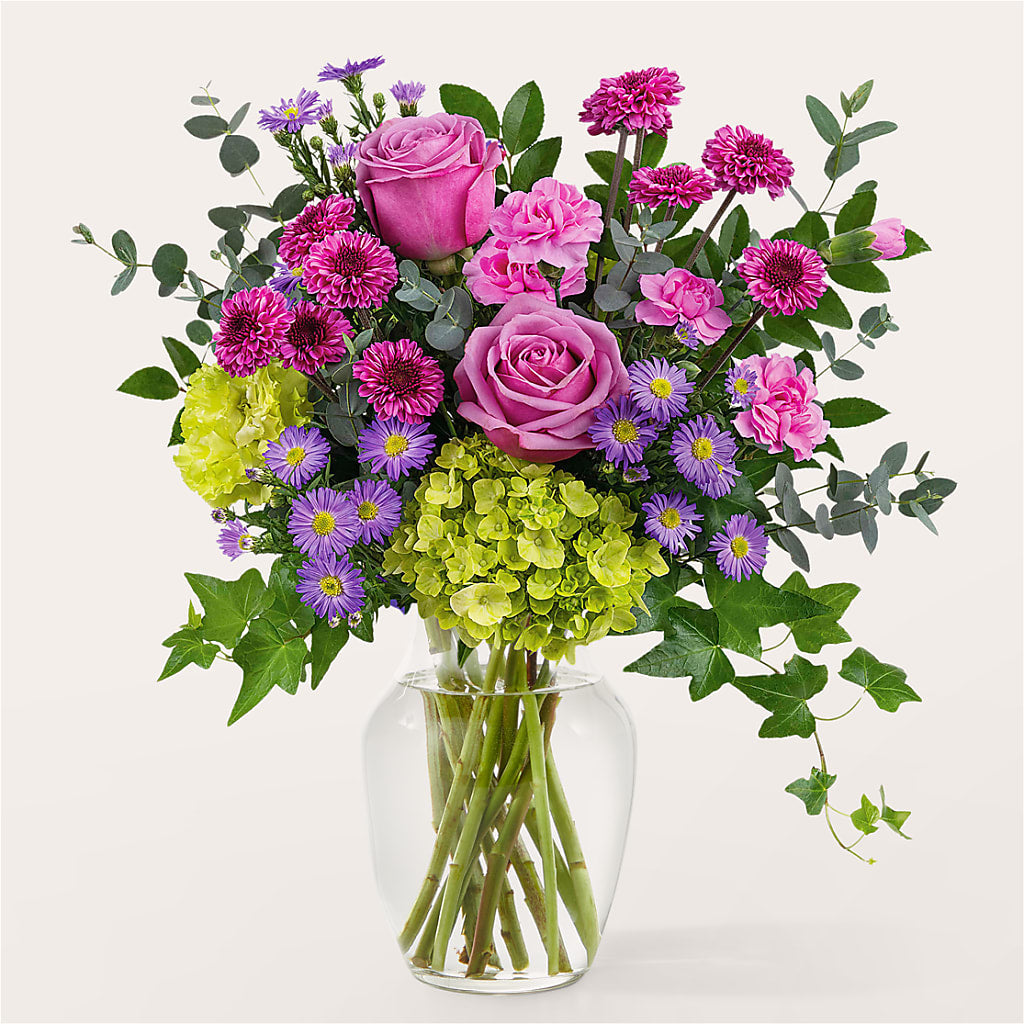 Whispering Garden Bouquet – PETALS & HEARTS FLOWER SHOP, Monterey Park CA