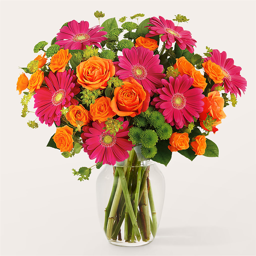 Zest for Life Bouquet – PETALS & HEARTS FLOWER SHOP, Monterey Park CA