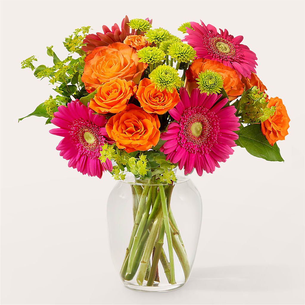 Zest for Life Bouquet – PETALS & HEARTS FLOWER SHOP, Monterey Park CA
