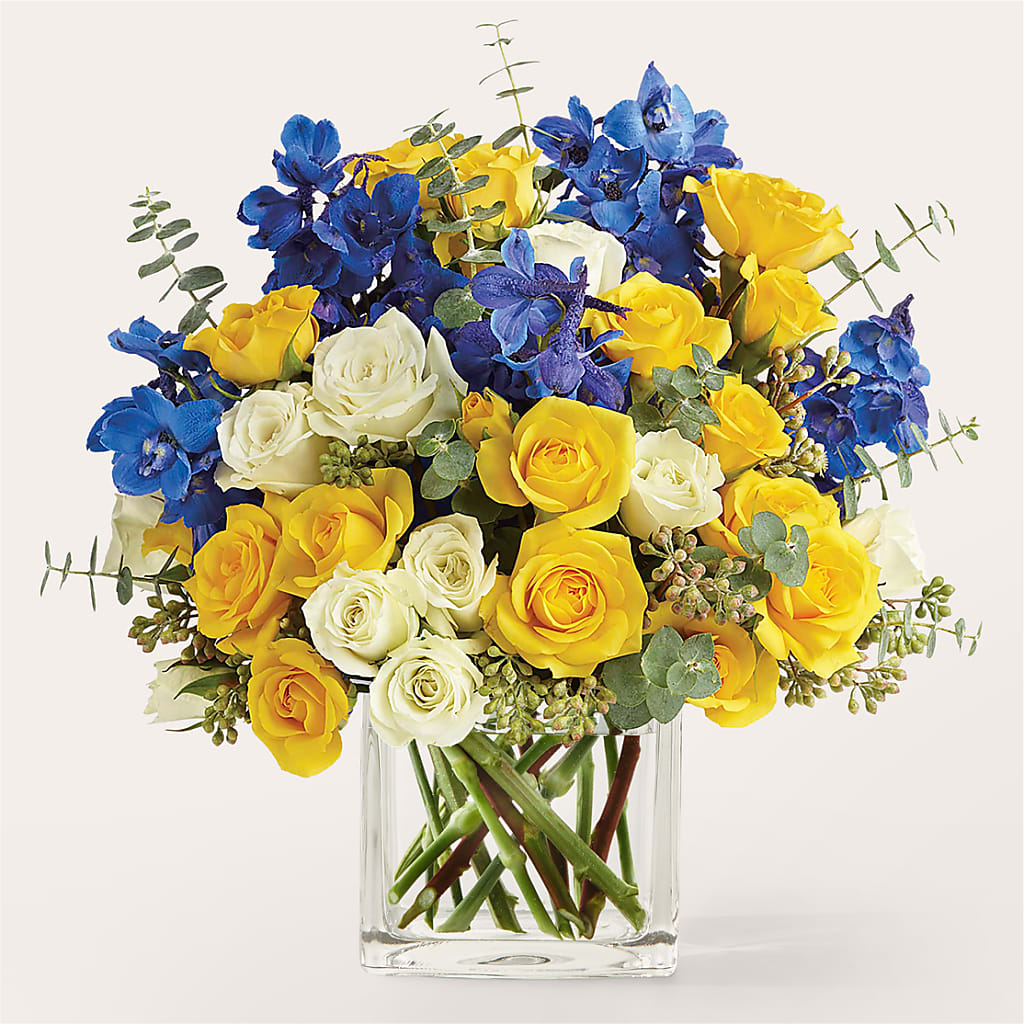Sparkling Citrine Bouquet – PETALS & HEARTS FLOWER SHOP, Monterey Park CA
