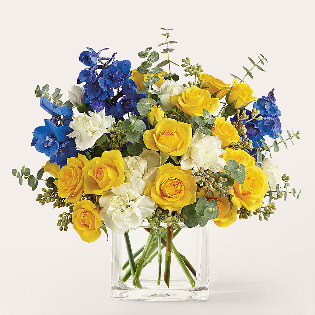 Sparkling Citrine Bouquet – PETALS & HEARTS FLOWER SHOP, Monterey Park CA
