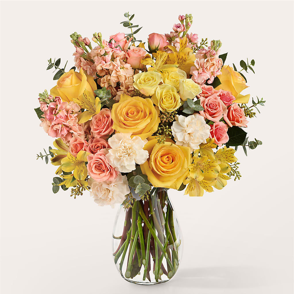 Slice of Sunrise Bouquet – PETALS & HEARTS FLOWER SHOP, Monterey Park CA