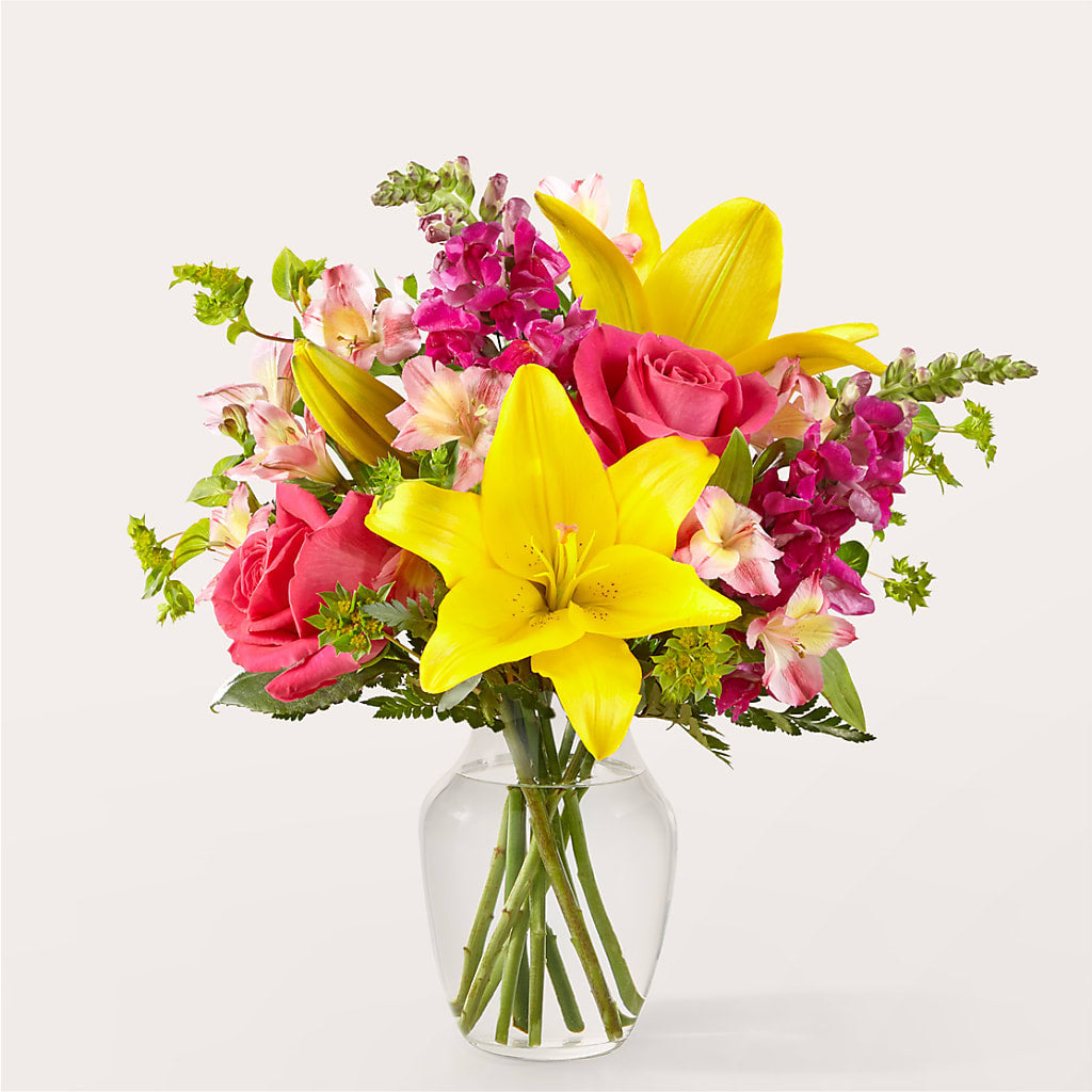 Lovely Day Bouquet – PETALS & HEARTS FLOWER SHOP, Monterey Park CA
