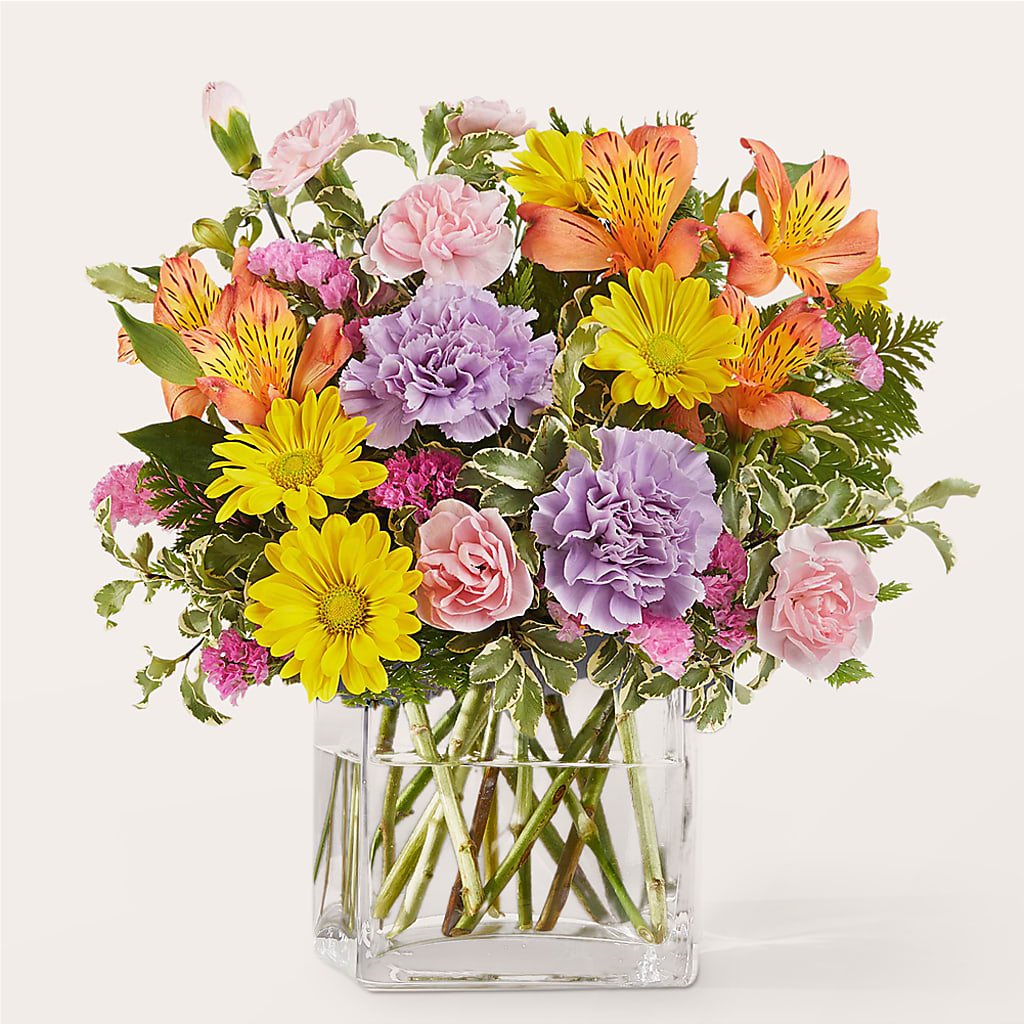 Shades of Happiness Bouquet – PETALS & HEARTS FLOWER SHOP, Monterey Park CA