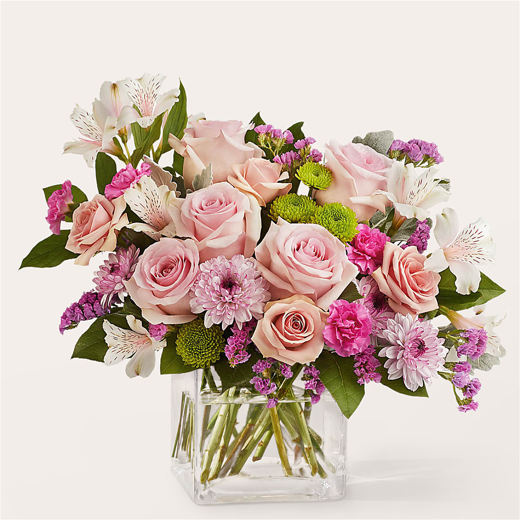 Pink Suede Bouquet – PETALS & HEARTS FLOWER SHOP, Monterey Park CA