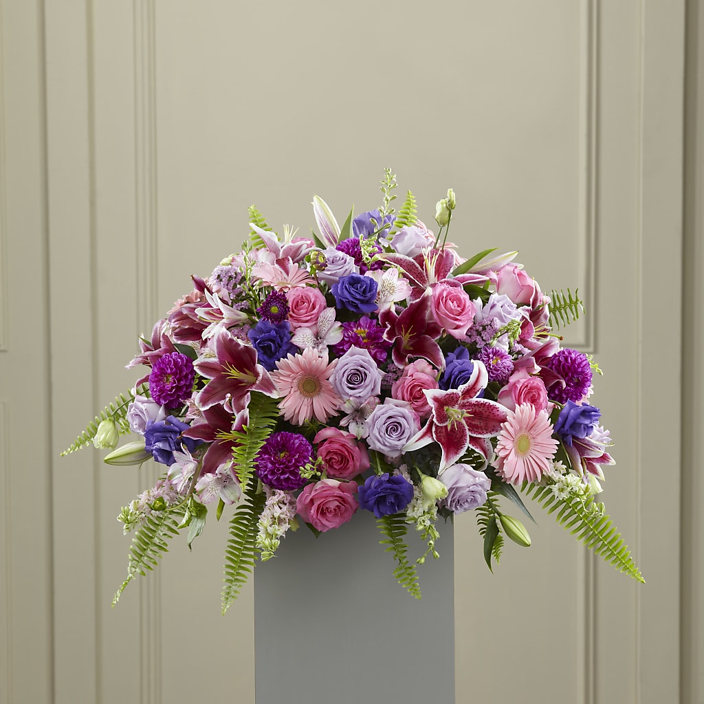 Fare Thee Well Pedestal – PETALS & HEARTS FLOWER SHOP, Monterey Park CA