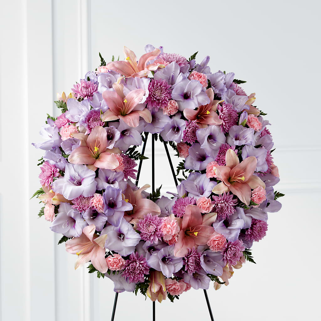 Beloved Friend Wreath – PETALS & HEARTS FLOWER SHOP, Monterey Park CA
