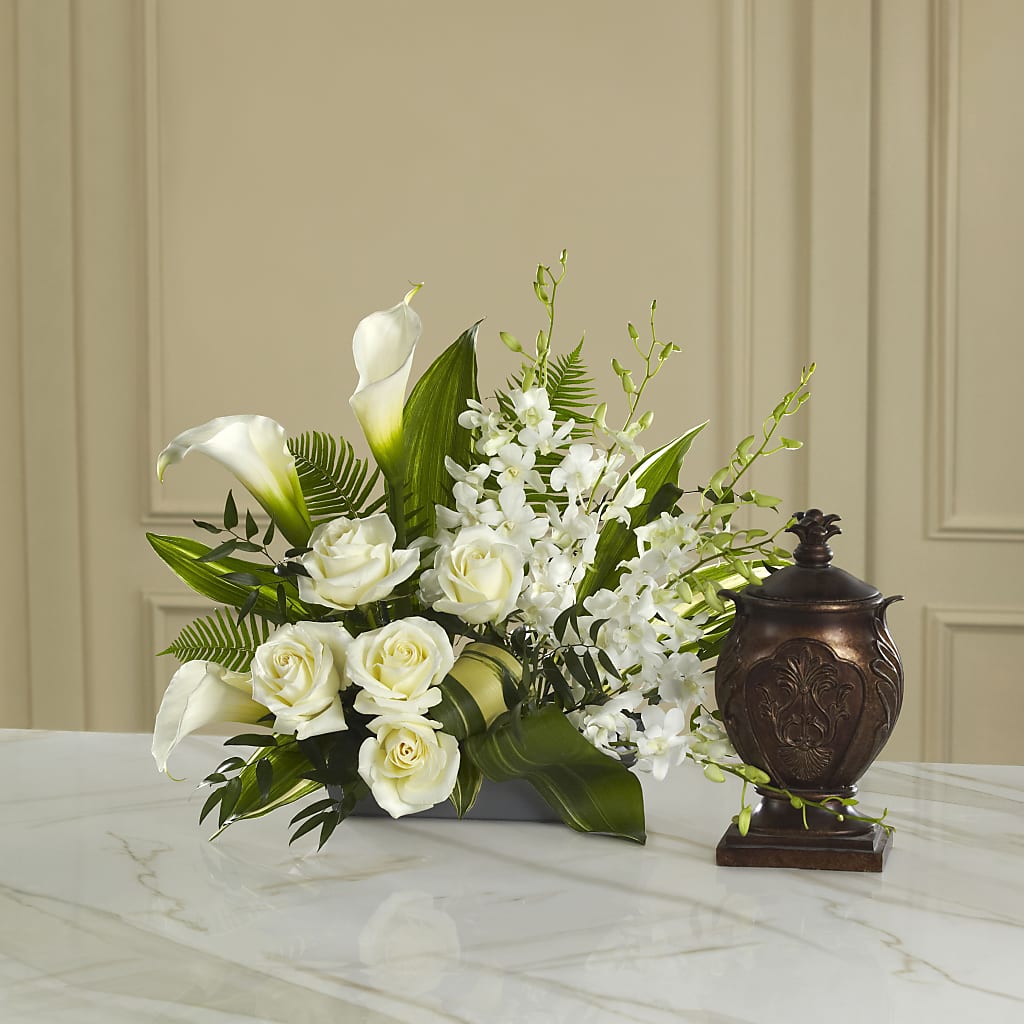 At Peace Arrangement – PETALS & HEARTS FLOWER SHOP, Monterey Park CA