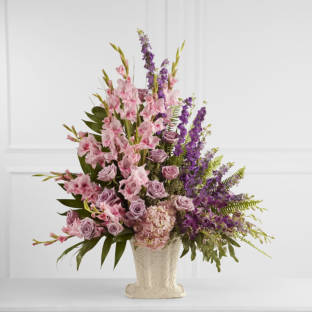 Flowing Garden Arrangement – PETALS & HEARTS FLOWER SHOP, Monterey Park CA