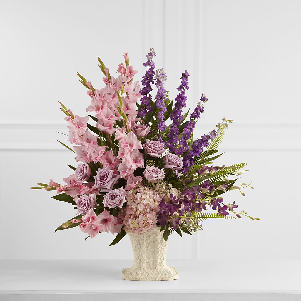 Flowing Garden Arrangement – PETALS & HEARTS FLOWER SHOP, Monterey Park CA