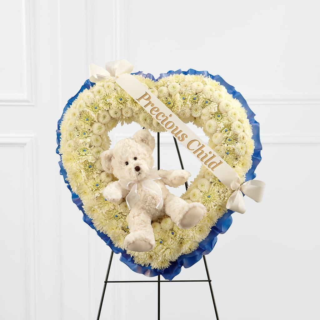 Precious Child Standing Heart – PETALS & HEARTS FLOWER SHOP, Monterey Park CA