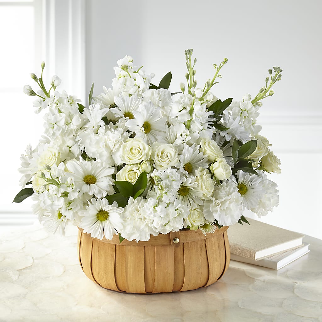 Graceful Garden Basket – PETALS & HEARTS FLOWER SHOP, Monterey Park CA