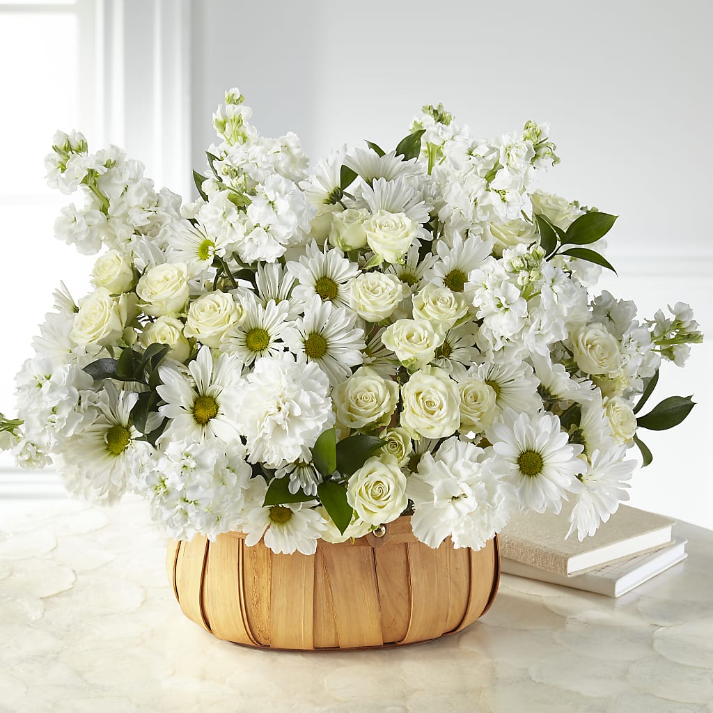 Graceful Garden Basket – PETALS & HEARTS FLOWER SHOP, Monterey Park CA