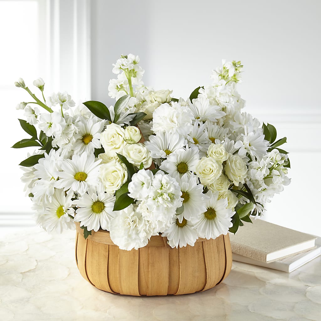 Graceful Garden Basket – PETALS & HEARTS FLOWER SHOP, Monterey Park CA