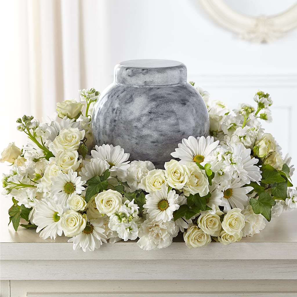 Timeless Tribute Cremation Adornment – PETALS & HEARTS FLOWER SHOP, Monterey Park CA