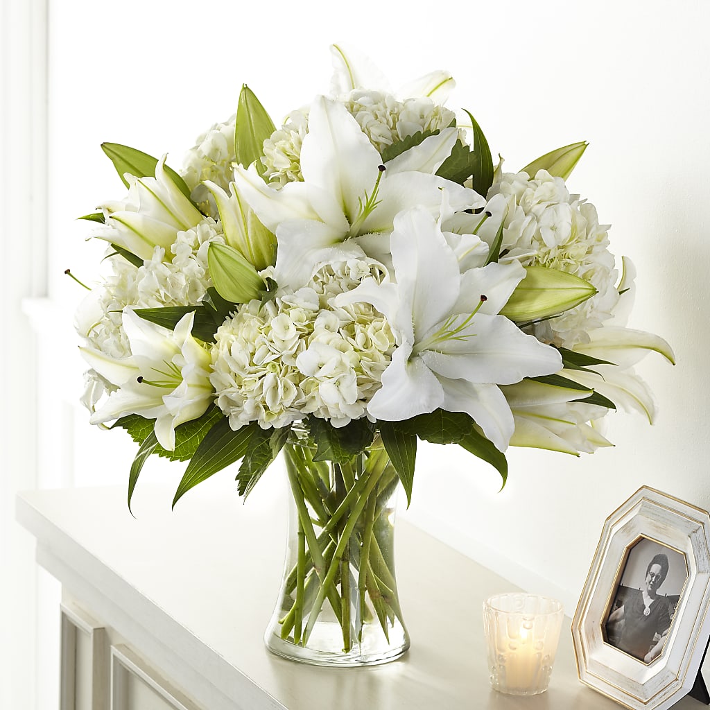 Compassionate Lily Bouquet – PETALS & HEARTS FLOWER SHOP, Monterey Park CA