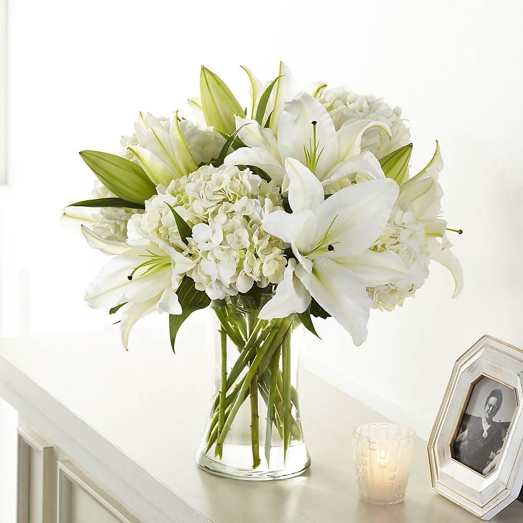 Compassionate Lily Bouquet – PETALS & HEARTS FLOWER SHOP, Monterey Park CA