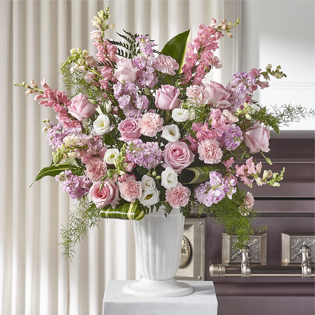 Divine Comfort Arrangement – PETALS & HEARTS FLOWER SHOP, Monterey Park CA