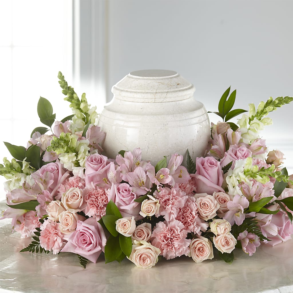 Blooms of Hope Cremation Adornment – PETALS & HEARTS FLOWER SHOP, Monterey Park CA