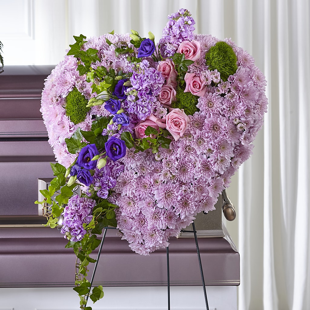 Treasured Love Standing Heart – PETALS & HEARTS FLOWER SHOP, Monterey Park CA