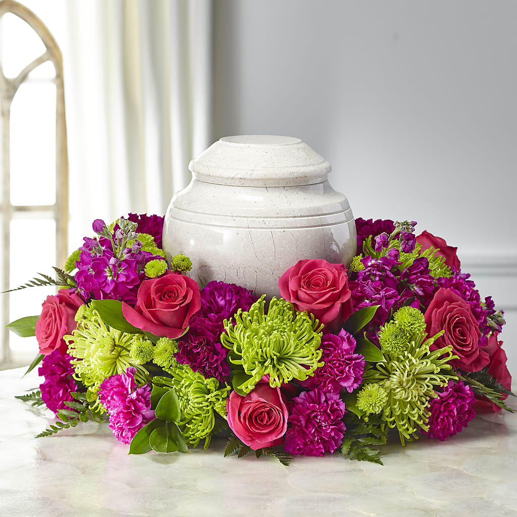 Hopeful Blessings Cremation Adornment – PETALS & HEARTS FLOWER SHOP, Monterey Park CA
