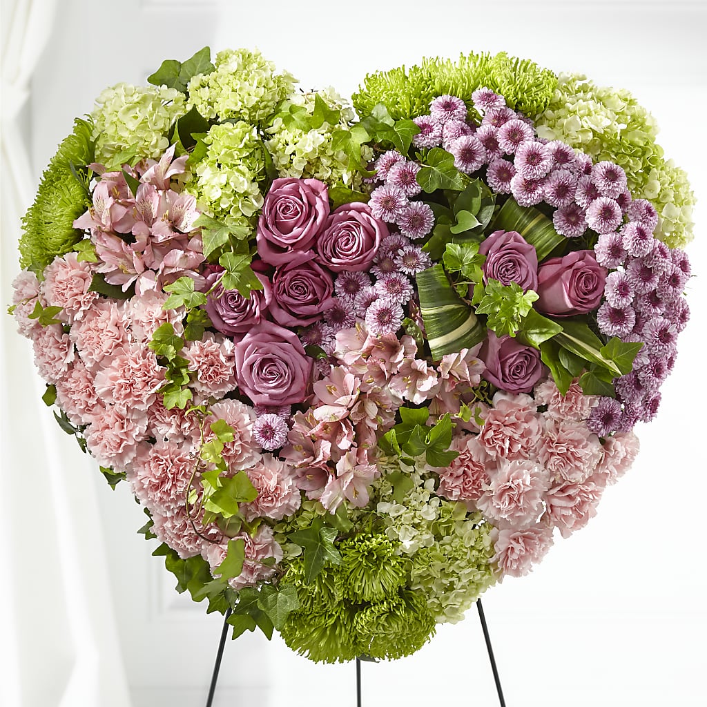 Heartwarming Standing Heart – PETALS & HEARTS FLOWER SHOP, Monterey Park CA