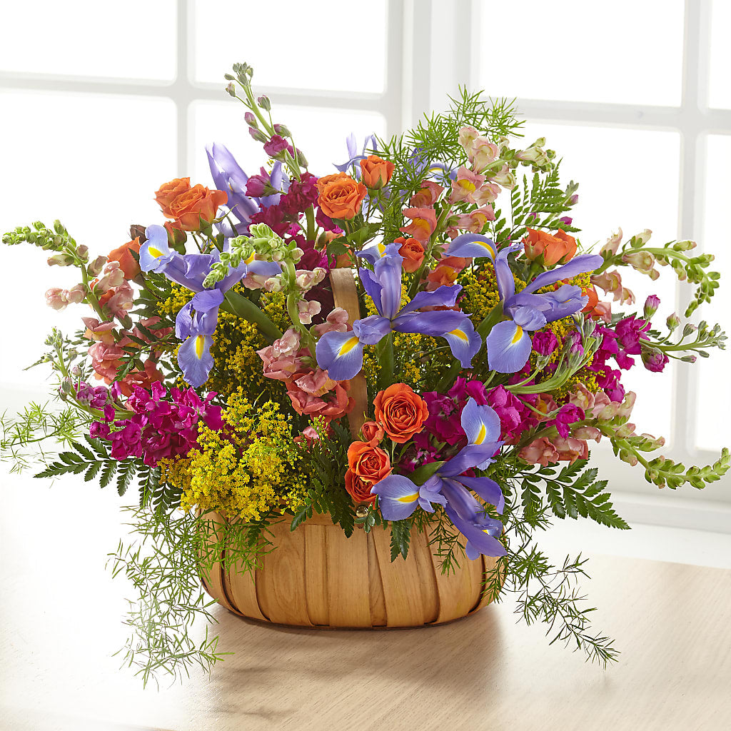 Garden of Life Basket – PETALS & HEARTS FLOWER SHOP, Monterey Park CA