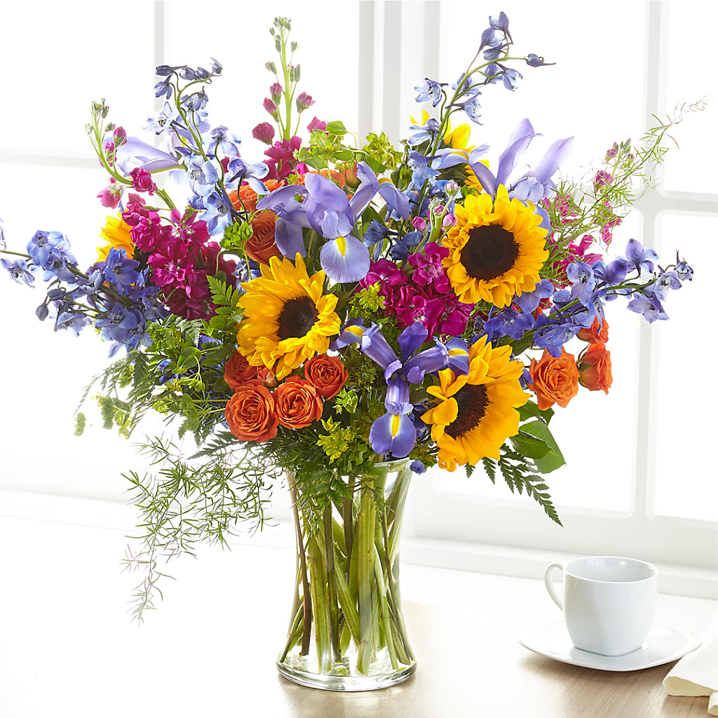 Rays of Life Bouquet – PETALS & HEARTS FLOWER SHOP, Monterey Park CA