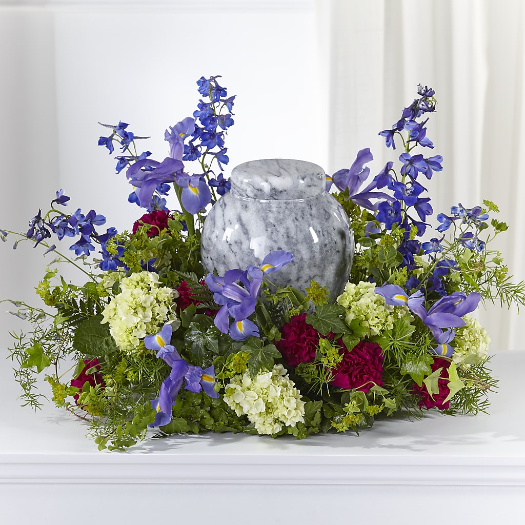 Forever Remembered Cremation Adornment – PETALS & HEARTS FLOWER SHOP, Monterey Park CA