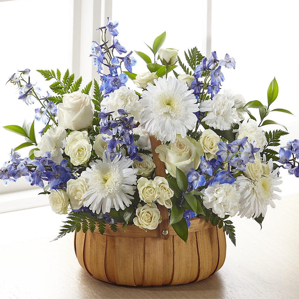 Harmony & Grace Basket – PETALS & HEARTS FLOWER SHOP, Monterey Park CA