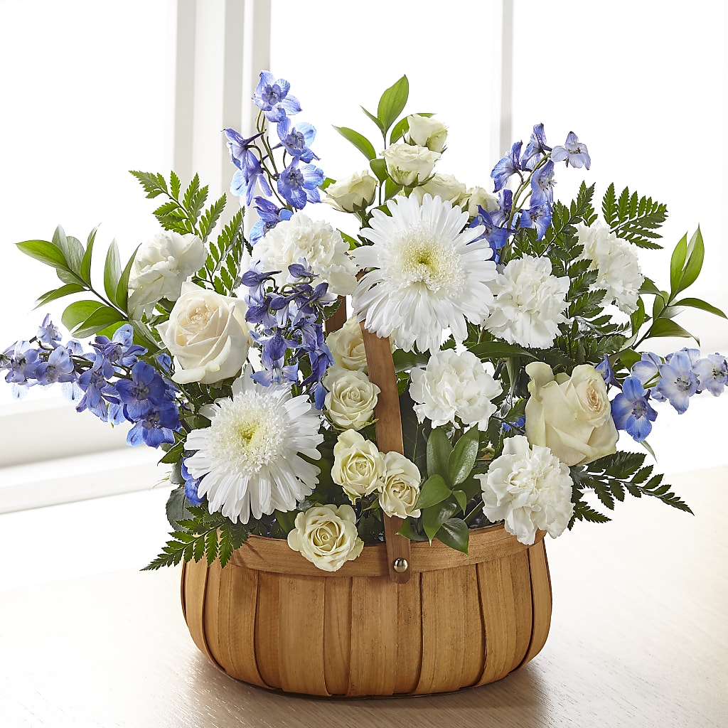 Harmony & Grace Basket – PETALS & HEARTS FLOWER SHOP, Monterey Park CA